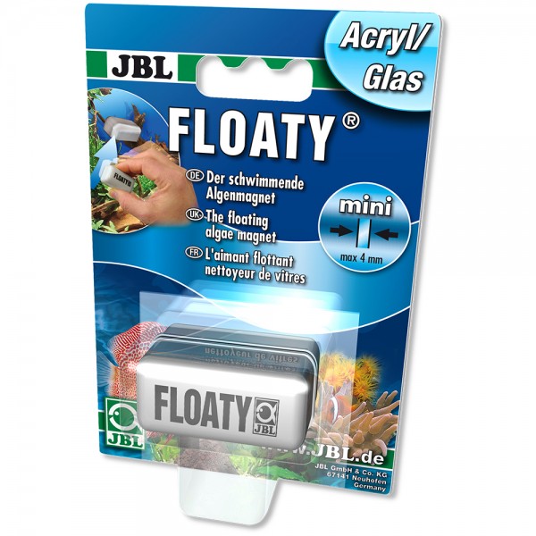 JBL Floaty acryl/glass - Плавающий магнитный скребок д/акрила и стекла толщиной до 4 мм