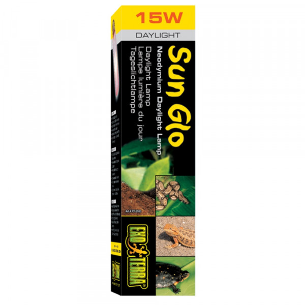Лампа Hagen EXO TERRA Sun Glo 15Вт неодимиевая рассеянный свет