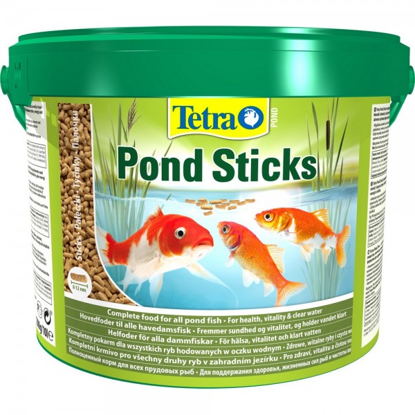 Корм для прудовых рыб Tetra Pond Sticks 10л основной гранулы