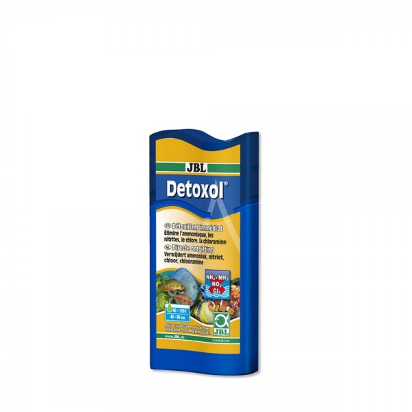JBL Detoxol - Пр-т для быстрой нейтрализации токсинов в акв. воде, 100 мл на 400 л