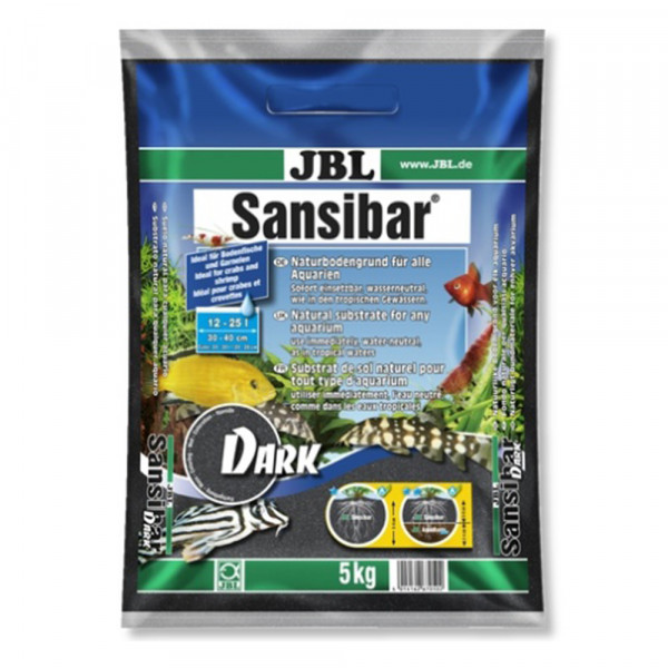 JBL Sansibar DARK - Декоративный грунт д/пресн и морских аквариумов, тёмный, 5 кг JBL Sansibar DARK - Декоративный грунт д/пресн и морских аквариумов, тёмный, 5 кг