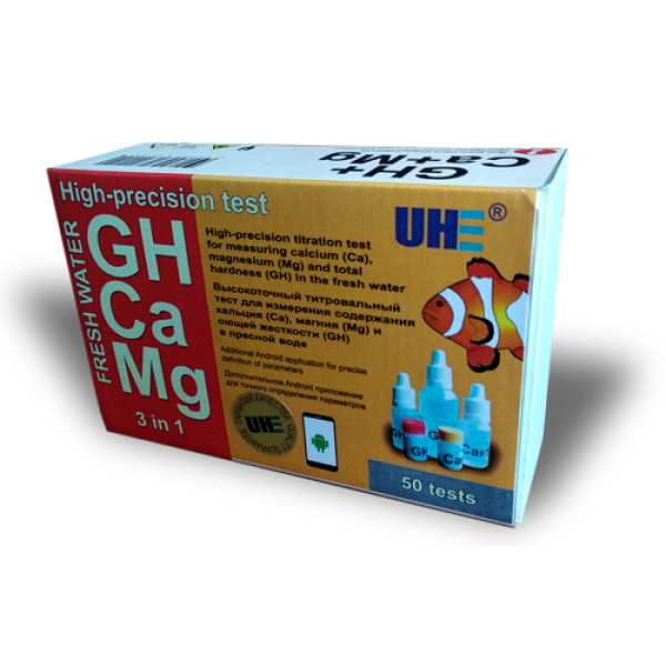 Тест для пресной воды UHE GH&Ca&Mg