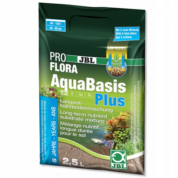 JBL AquaBasis plus - Питательный грунт д/растений в пресн аквар, 2,5 л/на 40-120 л