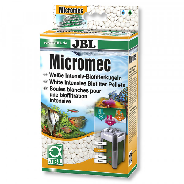 JBL Micromec - Наполнитель д/биофильтрации, шарики из спеченного стекла, 650 г на 200 л JBL Micromec - Наполнитель д/биофильтрации, шарики из спеченного стекла, 650 г на 200 л