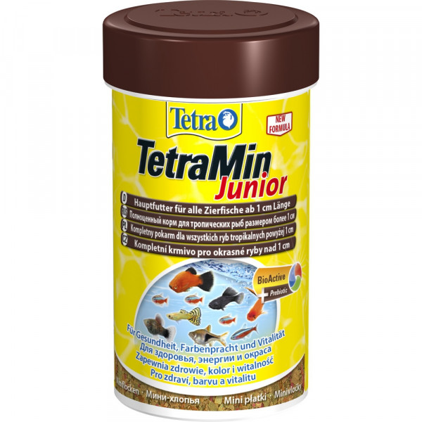 Корм для рыб TetraMin Junior 100мл мелкие хлопья