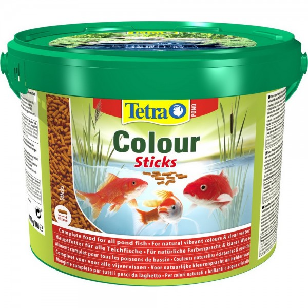 Корм для прудовых рыб Tetra Pond Colour Sticks 10л гранулы для окраса