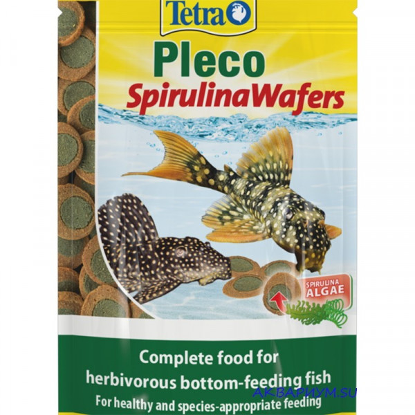 TetraPleco Spirulina Wafers 15г пакет