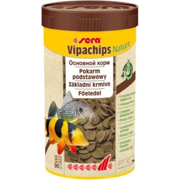 Сера Корм для сомов и донных рыб VIPACHIPS 250 мл 90 г (S0515)