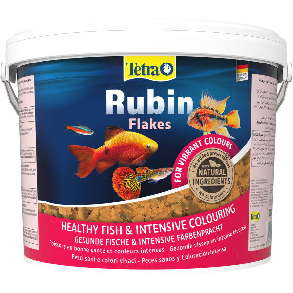 Корм для рыб Tetra Rubin Flakes 10л хлопья для окраса