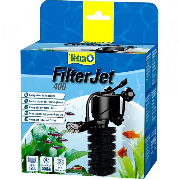 Фильтр внутренний Tetra FilterJet 400 компактный для аквариумов 50-120л, 400л/ч, 4Вт Фильтр внутренний Tetra FilterJet 400 компактный для аквариумов 50-120л, 400л/ч, 4Вт