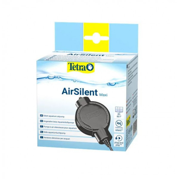Компрессор Tetra AirSilent Maxi для аквариумов объемом 40-80л (пьезоэлектрический) Компрессор Tetra AirSilent Maxi для аквариумов объемом 40-80л (пьезоэлектрический)