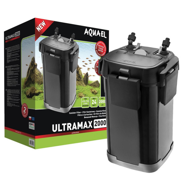Фильтр внешний ULTRAMAX-2000 (400-700л, 5кассеты по 1,9л) 2000 л/ч, 24вт (Акваэль)