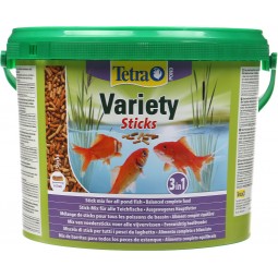 Корм для прудовых рыб Tetra Pond Variety Sticks 10л/1650гр смесь палочки