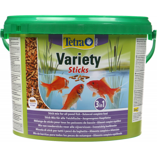 Корм для прудовых рыб Tetra Pond Variety Sticks 10л/1650гр смесь палочки
