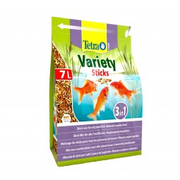 Корм для прудовых рыб Tetra Pond Variety Sticks 7л/1020гр смесь палочки