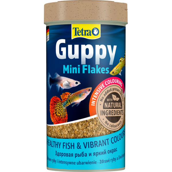 Корм для рыб Tetra Guppy Mini Flakes 250мл мини-хлопья