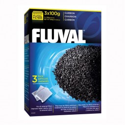 Уголь активированный для фильтра Fluval, 100 г х 3 шт. A1440 (H114400)