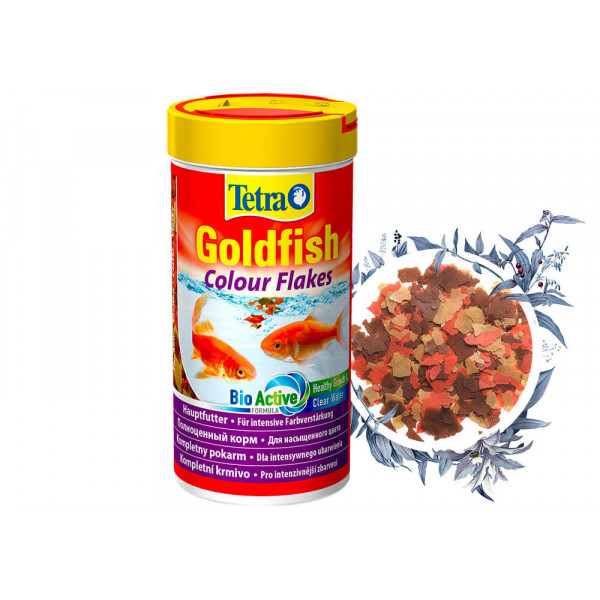 Корм для рыб Tetra Goldfish Colour Flakes 250мл хлопья