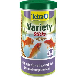 Корм для прудовых рыб Tetra Pond Variety Sticks 1л/150гр смесь палочки