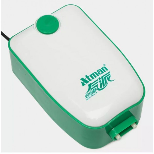 Компрессор Atman BP-500, 240 л/ч, ультратихий, двухканальный