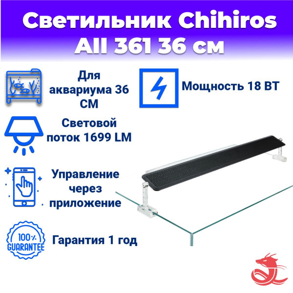Светодиодный светильник Chihiros A II 361 Светодиодный светильник Chihiros A II 361