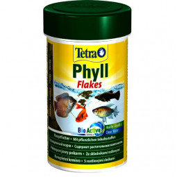 Корм для рыб Tetra Phyll Flakes 1л хлопья растительные Корм для рыб Tetra Phyll Flakes 1л хлопья растительные