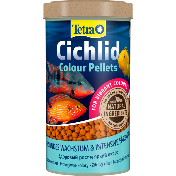 Корм для рыб Tetra Cichlid Colour Pellets 500мл