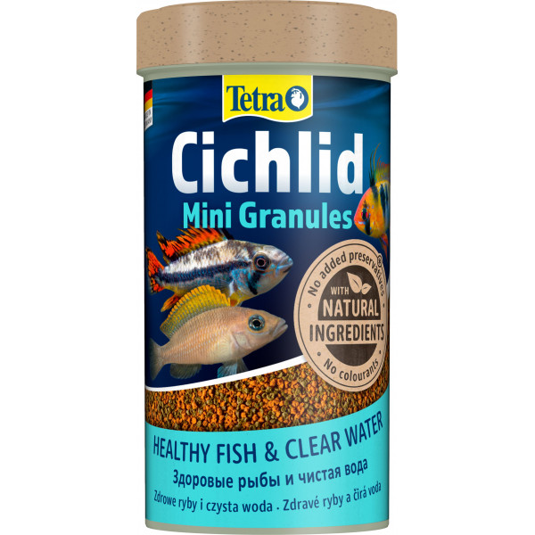Корм для рыб Tetra Cichlid Mini Granules 250мл мелкие гранулы