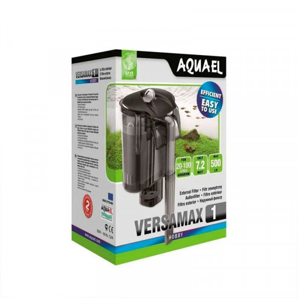 Помпа фильтр Versamax FZN-1 (водопад) (от 20л-100л) 500л/ч 7,2Вт (9шт/уп) (Акваэль)