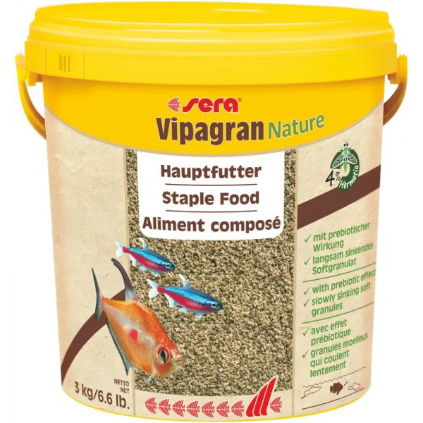 Сера Корм для рыб основной в гранулах VIPAGRAN 10 л 3 кг (ведро) (S0204) Сера Корм для рыб основной в гранулах VIPAGRAN 10 л 3 кг (ведро) (S0204)