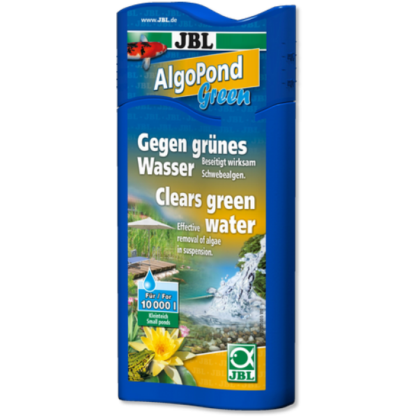 JBL AlgoPond Green - Пр-т для борьбы с плав. водорослями в прудах, 500 мл на 10000 л