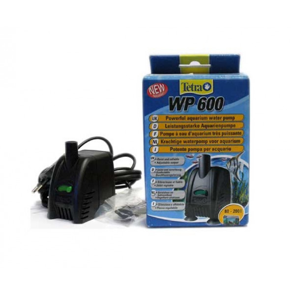 Помпа для воды Tetra WP 600 11Вт, 600л/ч, h.max 1,3м Помпа для воды Tetra WP 600 11Вт, 600л/ч, h.max 1,3м