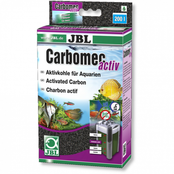 JBL Carbomec activ - Высокоэффективный активированный уголь д/пресн аквариумов, 400 г JBL Carbomec activ - Высокоэффективный активированный уголь д/пресн аквариумов, 400 г