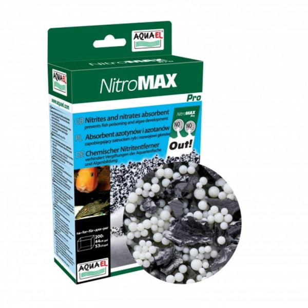 Наполнитель NITROMAX PRO 1л (химический поглотитель NO2 и NO3 в виде ионообменной смолы) (Акваэль)