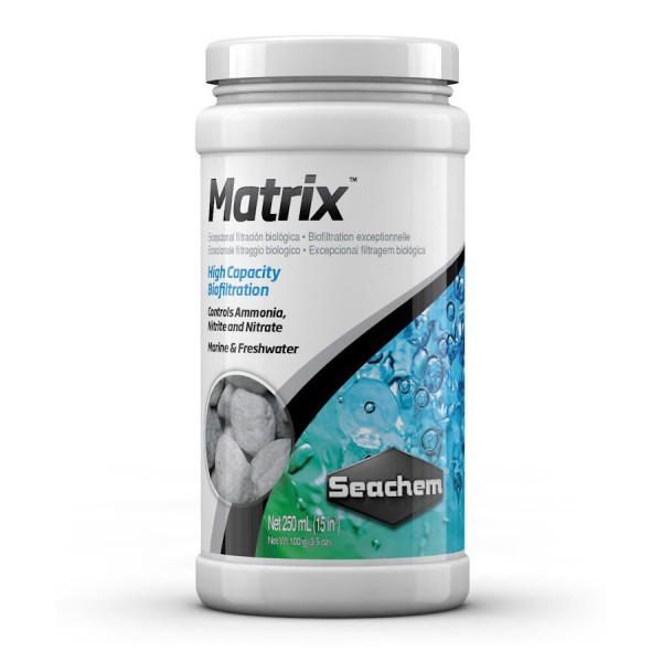 Наполнитель Seachem Matrix для биологической фильтрации, 250мл на 200л