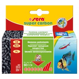 Уголь активированный SERA SUPER CARBON 29г