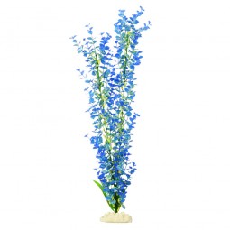 Пластиковое растение Бакопа синяя 10см