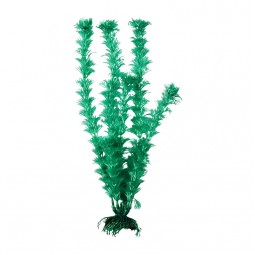 Пластиковое растение Кабомба зелёный металлик 20см