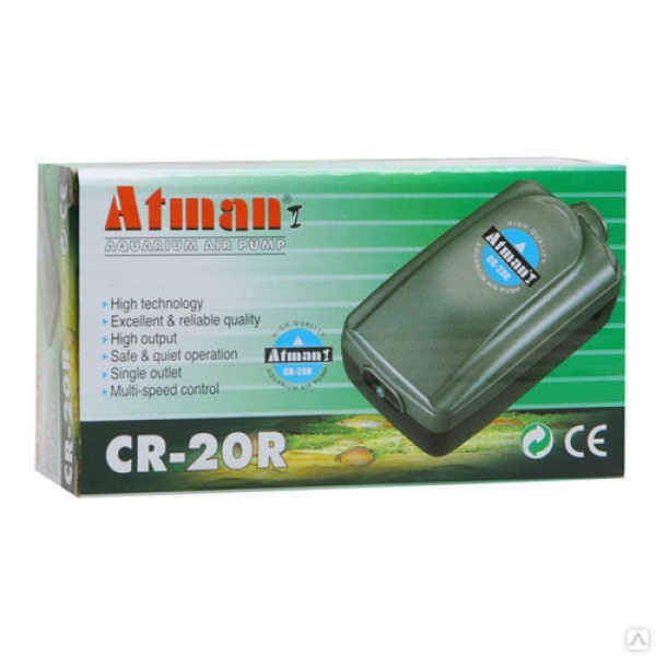 Компрессор Atman CR-20R (3,5Вт, 1,5л/мин) регулируемый