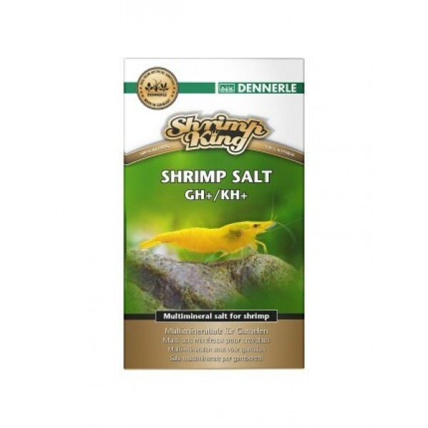 Добавка Dennerle Shrimp King Shrimp Salt GH+/KH+ для повышения жесткости в аквариумах с пресноводными креветками, 200г