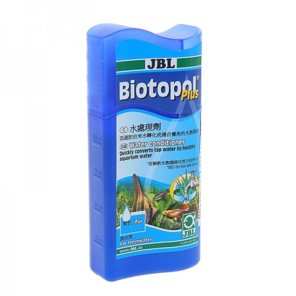 JBL Biotopol plus - Кондиционер д/воды с высоким содержанием хлора, 250 мл на 4000 л