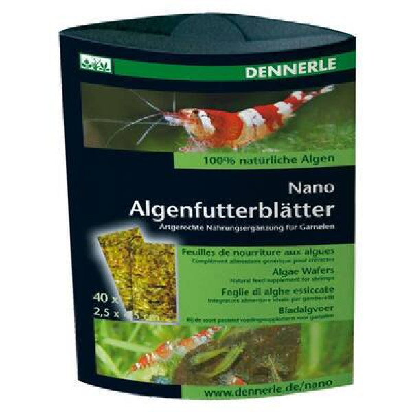 Добавка водорослей Dennerle Nano Algae Wafers для креветок