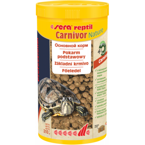 Сера Корм для рептилий Reptil Professional Carnivor 1000 мл 330 г (S1822) Сера Корм для рептилий Reptil Professional Carnivor 1000 мл 330 г (S1822)