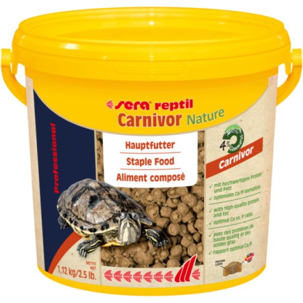 Сера Корм для рептилий Reptil Professional Carnivor 3,8 л 1,12 кг (ведро) (S1823)