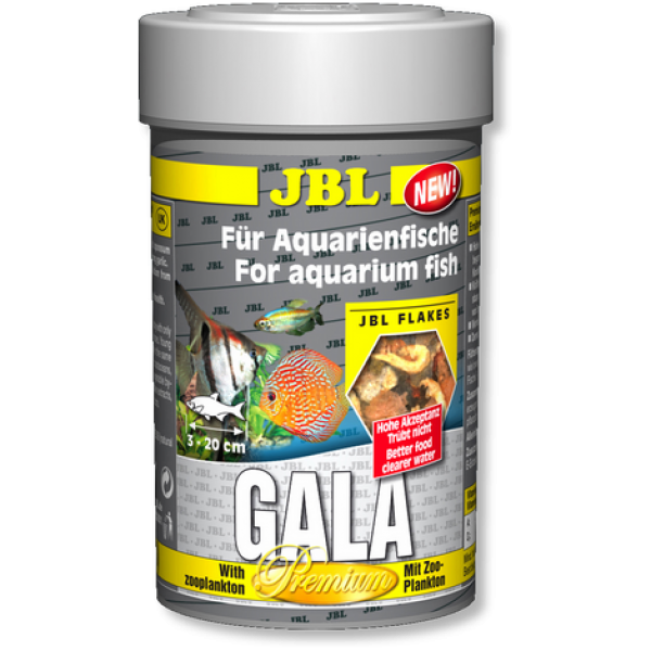 JBL Gala - Осн. корм премиум для пресноводных аквариумных рыб, хлопья, 100 мл (15 г)
