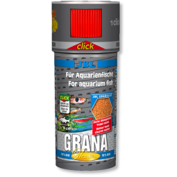 JBL Grana CLICK - Осн. корм премиум для небольших акв. рыб, гранулы, 250 мл (108 г)