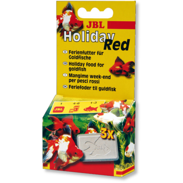JBL Holiday Red - Корм на время отпуска для золотых рыбок, 17 г