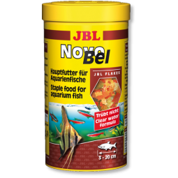 JBL NovoBel - Осн. корм для пресноводных аквариумных рыб, хлопья, 1 л (190 г)