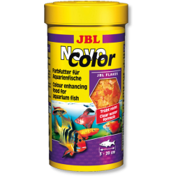 JBL NovoColor - Осн. корм для яркой окраски пресн. акв. рыб, хлопья, 250 мл (45 г)