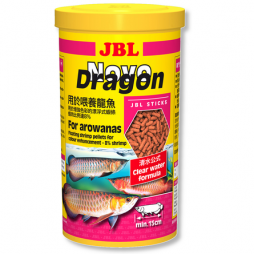 JBL NovoDragon Shrimp - Основной корм в форме палочек для арован, 1л (440 г)
